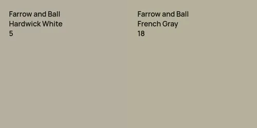 5 Hardwick White vs 18 French Gray