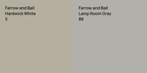 5 Hardwick White vs 88 Lamp Room Gray