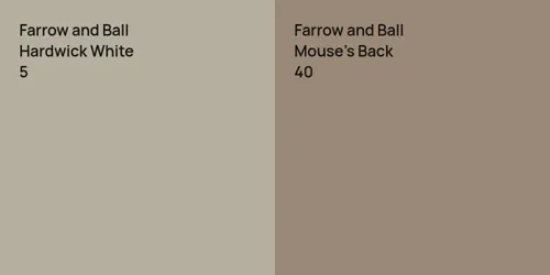 5 Hardwick White vs 40 Mouse's Back