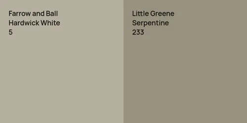 5 Hardwick White vs 233 Serpentine