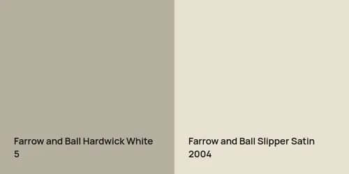 5 Hardwick White vs 2004 Slipper Satin