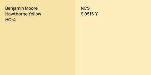 HC-4 Hawthorne Yellow vs S 0515-Y 