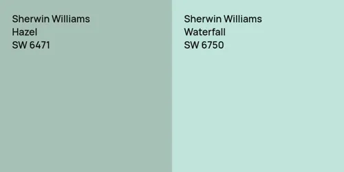 SW 6471 Hazel vs SW 6750 Waterfall