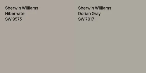 SW 9573 Hibernate vs SW 7017 Dorian Gray