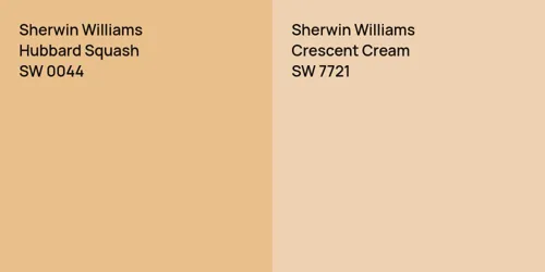 SW 0044 Hubbard Squash vs SW 7721 Crescent Cream