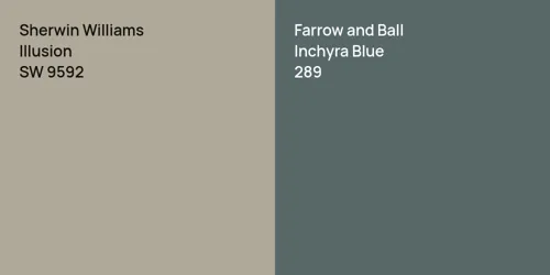 SW 9592 Illusion vs 289 Inchyra Blue