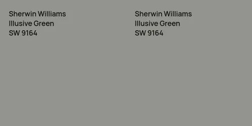 SW 9164 Illusive Green vs SW 9164 Illusive Green