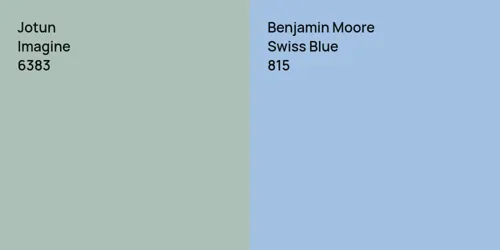 6383 Imagine vs 815 Swiss Blue