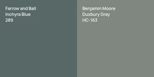 289 Inchyra Blue vs HC-163 Duxbury Gray