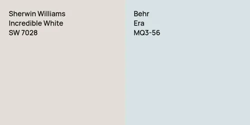 SW 7028 Incredible White vs MQ3-56 Era