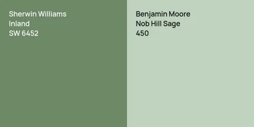 SW 6452 Inland vs 450 Nob Hill Sage