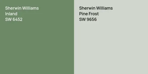 SW 6452 Inland vs SW 9656 Pine Frost