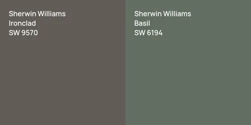 SW 9570 Ironclad vs SW 6194 Basil