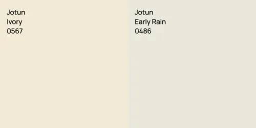 0567 Ivory vs 0486 Early Rain