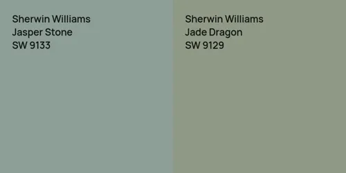 SW 9133 Jasper Stone vs SW 9129 Jade Dragon