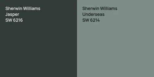 SW 6216 Jasper vs SW 6214 Underseas