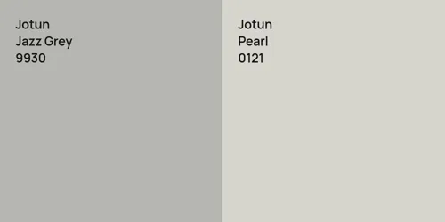 9930 Jazz Grey vs 0121 Pearl