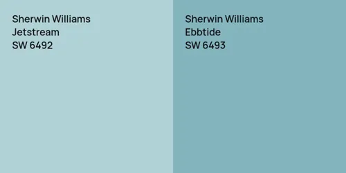 SW 6492 Jetstream vs SW 6493 Ebbtide