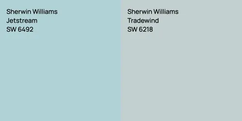 SW 6492 Jetstream vs SW 6218 Tradewind