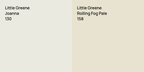 130 Joanna vs 158 Rolling Fog Pale