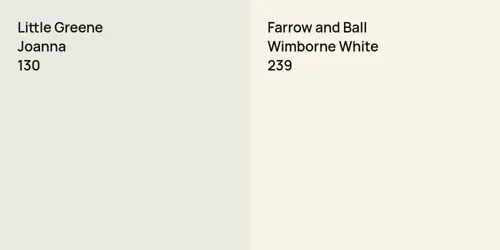 130 Joanna vs 239 Wimborne White