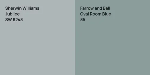 SW 6248 Jubilee vs 85 Oval Room Blue