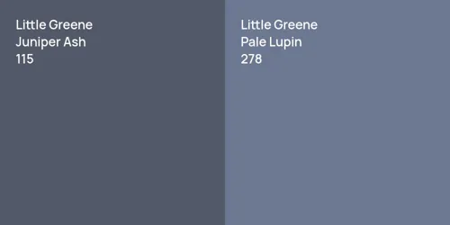 115 Juniper Ash vs 278 Pale Lupin