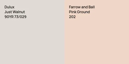 90YR 73/029 Just Walnut vs 202 Pink Ground