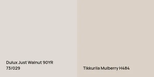 90YR 73/029 Just Walnut vs H484 Mulberry