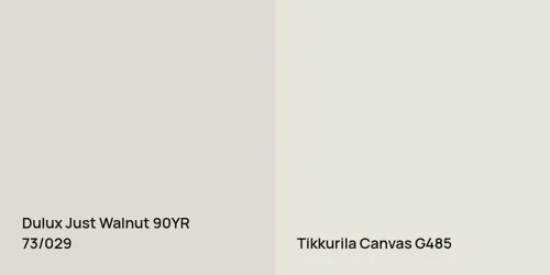 90YR 73/029 Just Walnut vs G485 Canvas