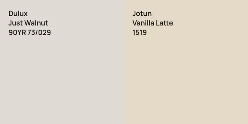 90YR 73/029 Just Walnut vs 1519 Vanilla Latte