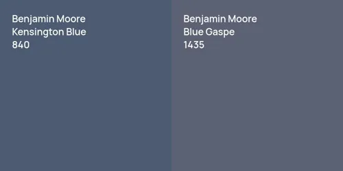 840 Kensington Blue vs 1435 Blue Gaspe