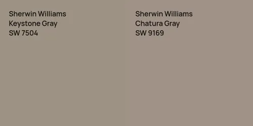 SW 7504 Keystone Gray vs SW 9169 Chatura Gray