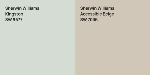 SW 9677 Kingston vs SW 7036 Accessible Beige