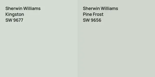 SW 9677 Kingston vs SW 9656 Pine Frost