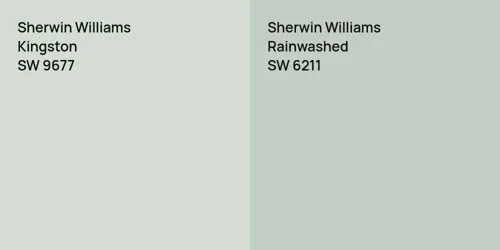 SW 9677 Kingston vs SW 6211 Rainwashed