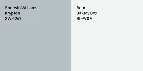 SW 6247 Krypton vs BL-W09 Bakery Box