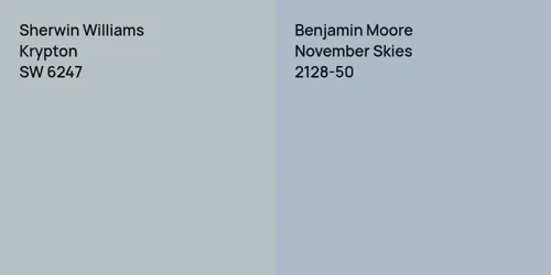 SW 6247 Krypton vs 2128-50 November Skies