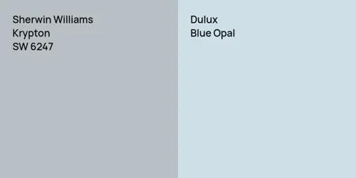 SW 6247 Krypton vs null Blue Opal