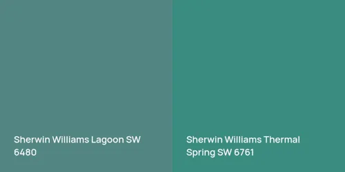 SW 6480 Lagoon vs SW 6761 Thermal Spring