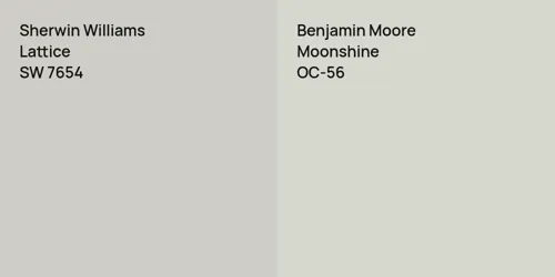 SW 7654 Lattice vs OC-56 Moonshine