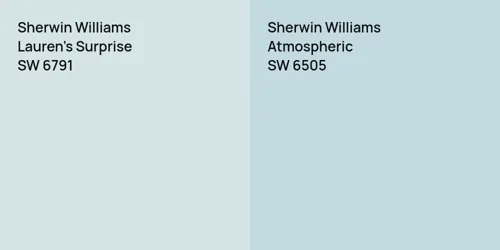 SW 6791 Lauren's Surprise vs SW 6505 Atmospheric