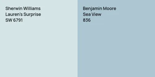 SW 6791 Lauren's Surprise vs 836 Sea View