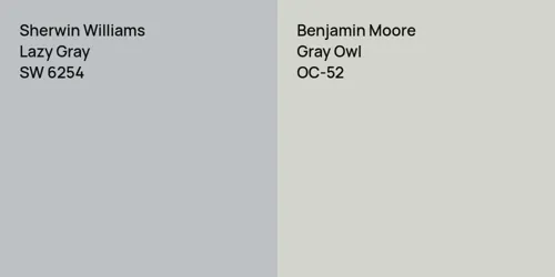 SW 6254 Lazy Gray vs OC-52 Gray Owl