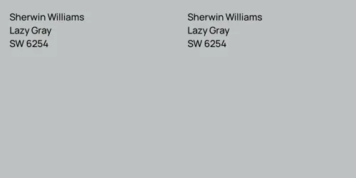 SW 6254 Lazy Gray vs SW 6254 Lazy Gray