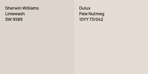 SW 9589 Limewash vs 10YY 73/042 Pale Nutmeg