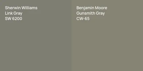 SW 6200 Link Gray vs CW-65 Gunsmith Gray