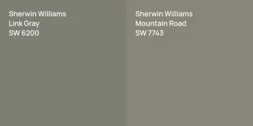 SW 6200 Link Gray vs SW 7743 Mountain Road