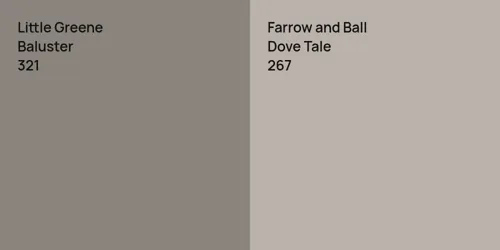 321 Baluster vs 267 Dove Tale