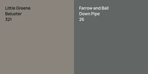 321 Baluster vs 26 Down Pipe